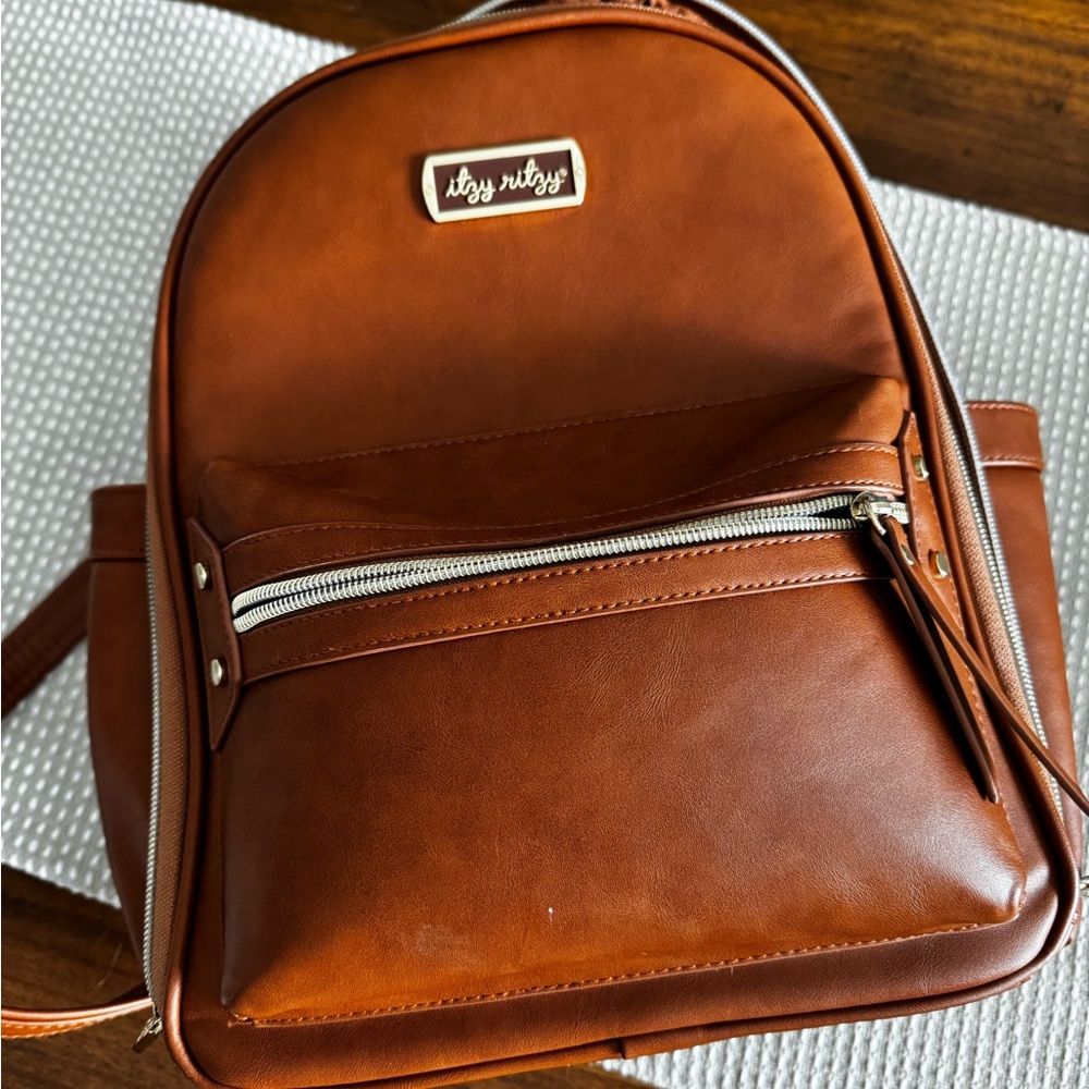 Itzy Ritzy Brown Diaper bag mini